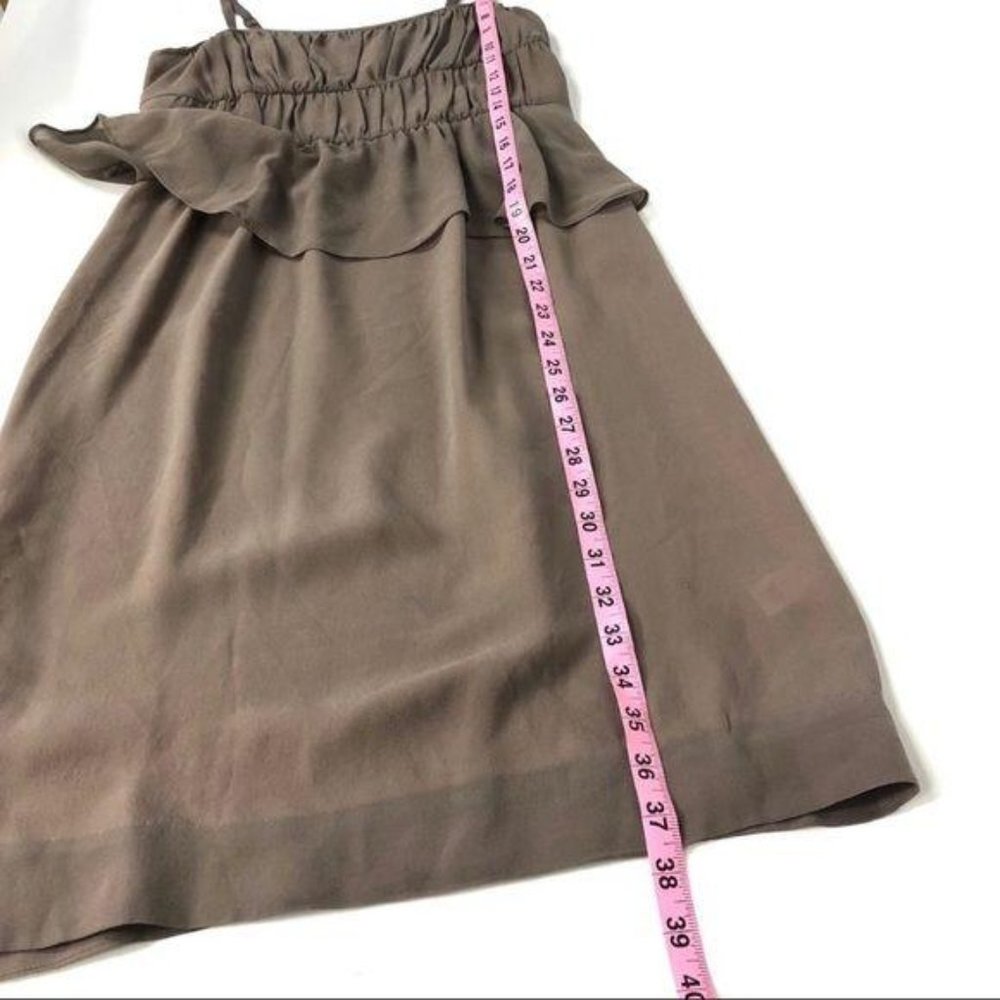 Moulinette Soeurs Anthro silk peplum Sheer dress - Picture 5 of 8